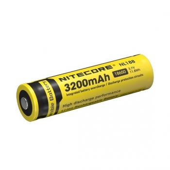 Nitecore 18650 Li-ion battery NL188 (3200mAh)