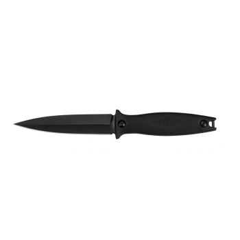 Kershaw Secret Agent - Black G10 Handle, Black Fixed Blade